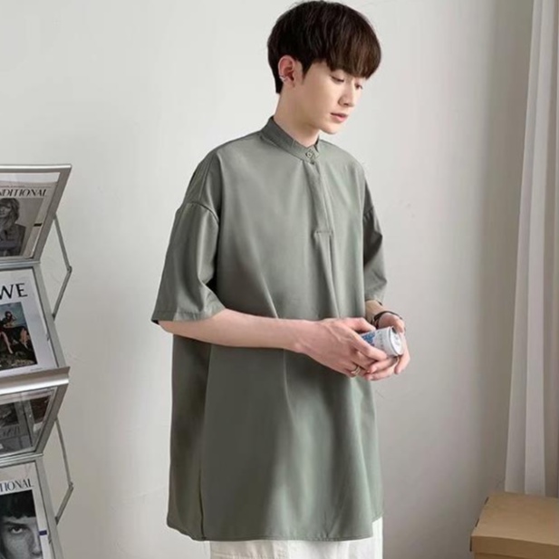 bông áo phông ifashion phong cách Hàn Quốc Áo thun lụa oversize áo phông nam unisex simple tiếng Nhật áo phông form rộng