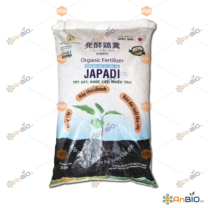 Phân Gà Viên Nở Nhật Bản JAPADI 25 (4-3-4) Bao 25Kg - K2B.106
