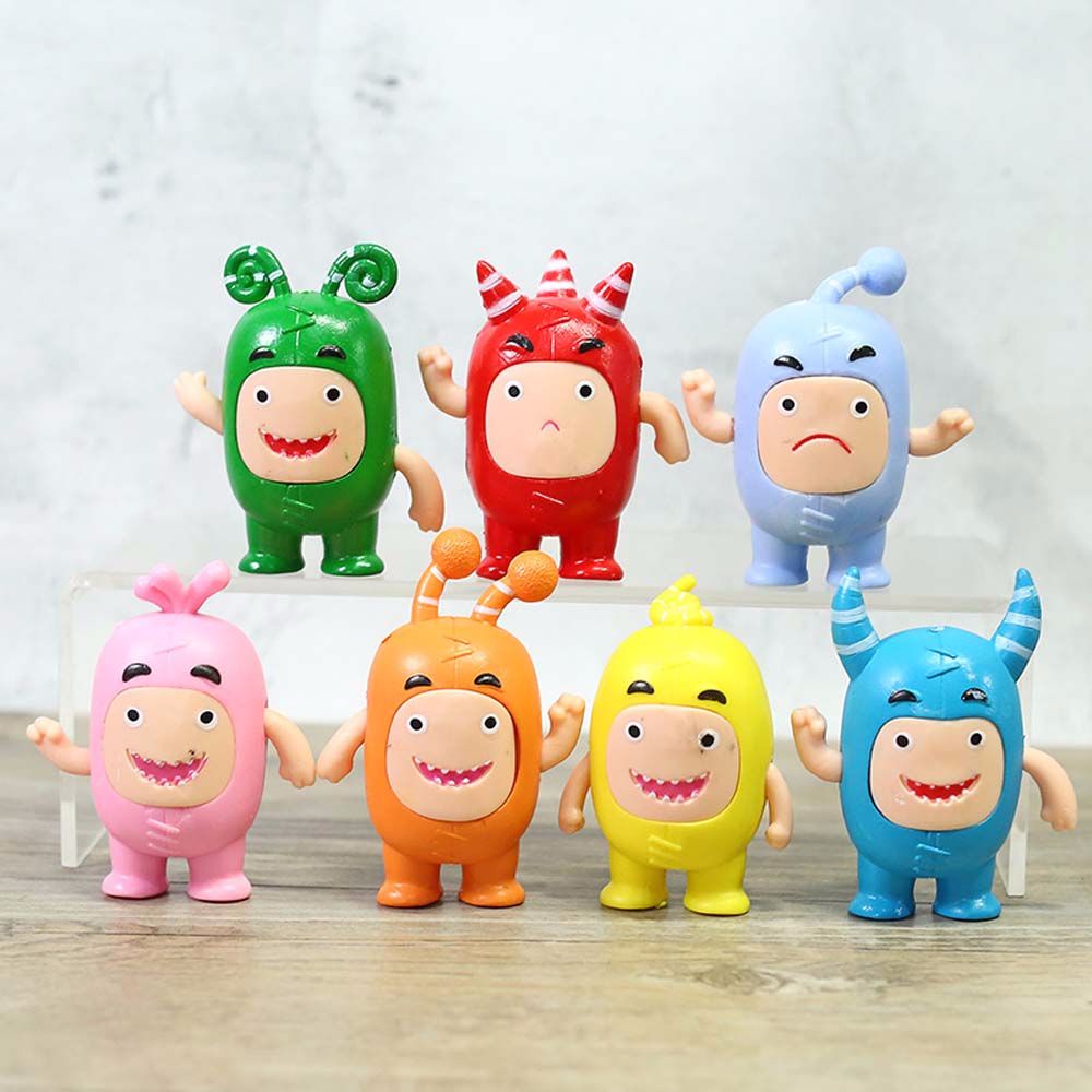 Set 7 Mô Hình Đồ Chơi Nhân Vật Oddbods Dễ Thương Đáng Yêu