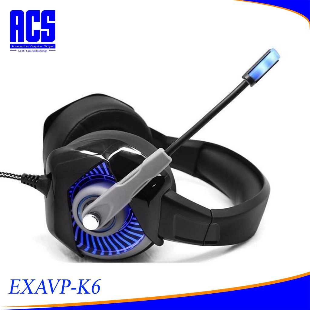 Headphone DJ EXAVP Cao Cấp Gaming Full Box K6- Bảo Hành 12 Tháng