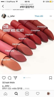 Son thỏi lì Clio