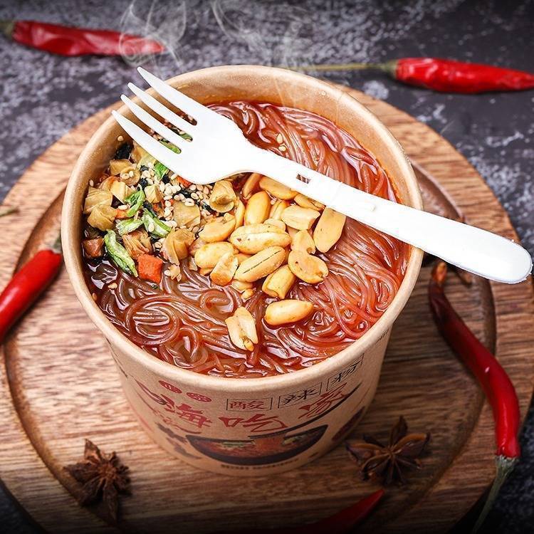 Miến cay Trùng Khánh, miến hộp chua cay đặc biệt loại 1 hộp 100g HappyHome