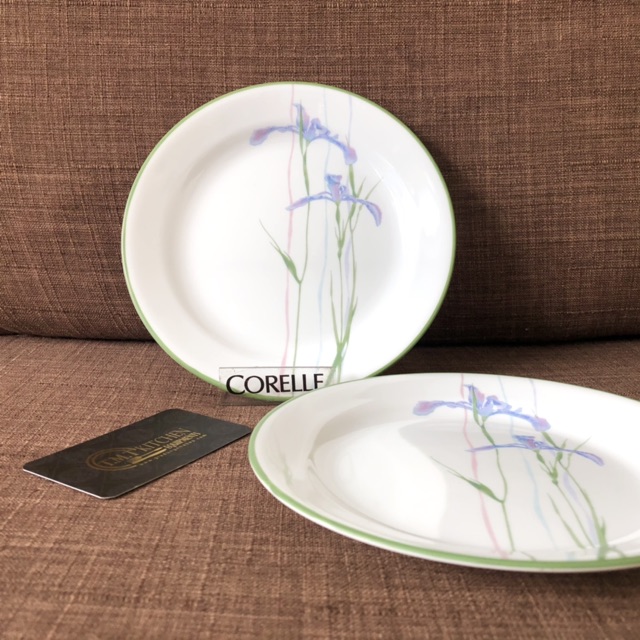 Combo 2 Dĩa thuỷ tinh Mỹ Shadow Iris Corelle 7707 -18cm