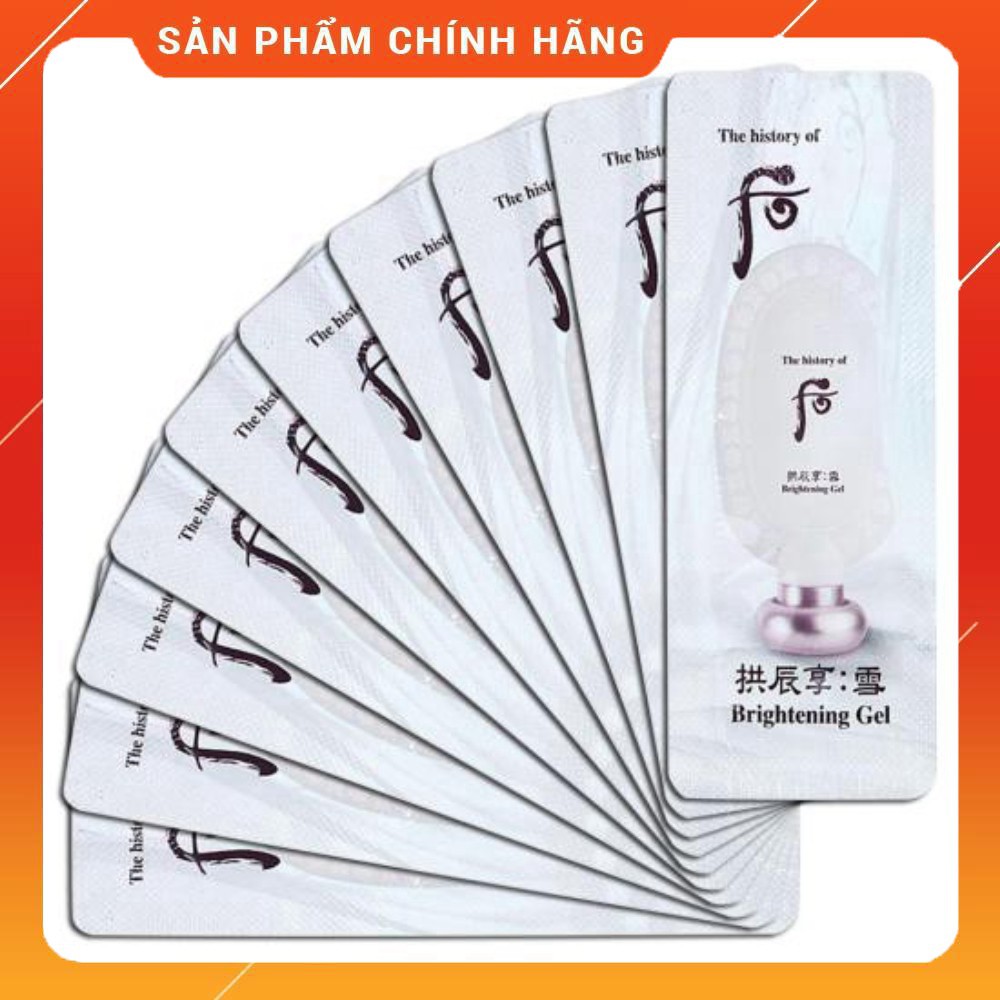 Gói Tẩy Tế Bào Da Chết Dạng Kỳ Whoo Làm Sáng Da - Whoo Gongjinhyang Seol Brightening Gel 1Ml