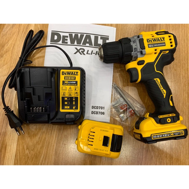 Máy khoan Dewalt DCD701 12V max hàng chính hãng