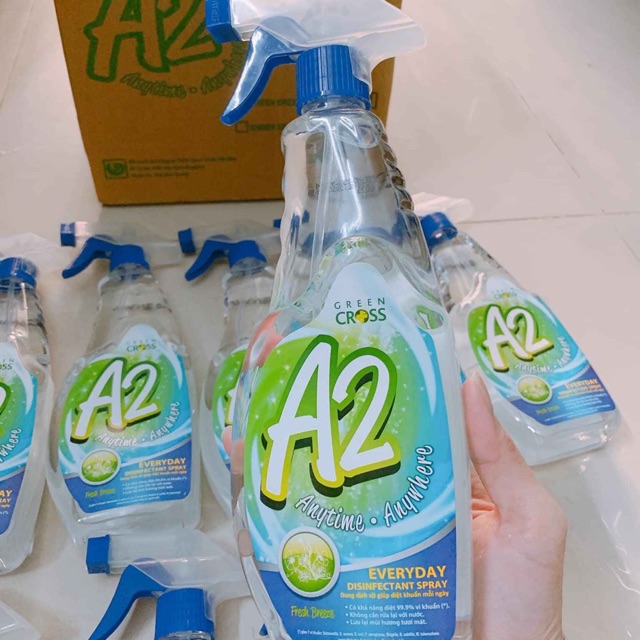 Xịt diệt Khuẩn Green Cross A2