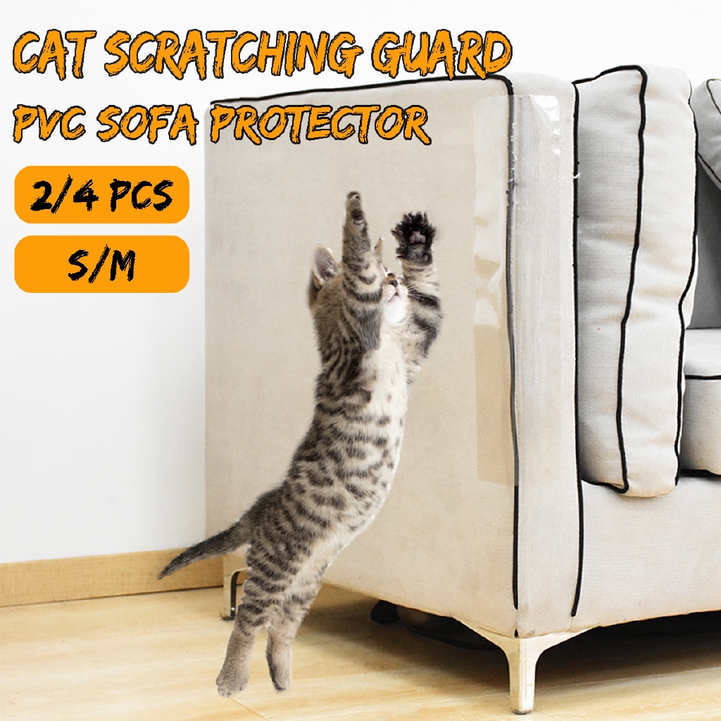 Bộ 2/4 miếng dán chống mèo cào bằng PVC bảo vệ nội thất | BigBuy360 - bigbuy360.vn