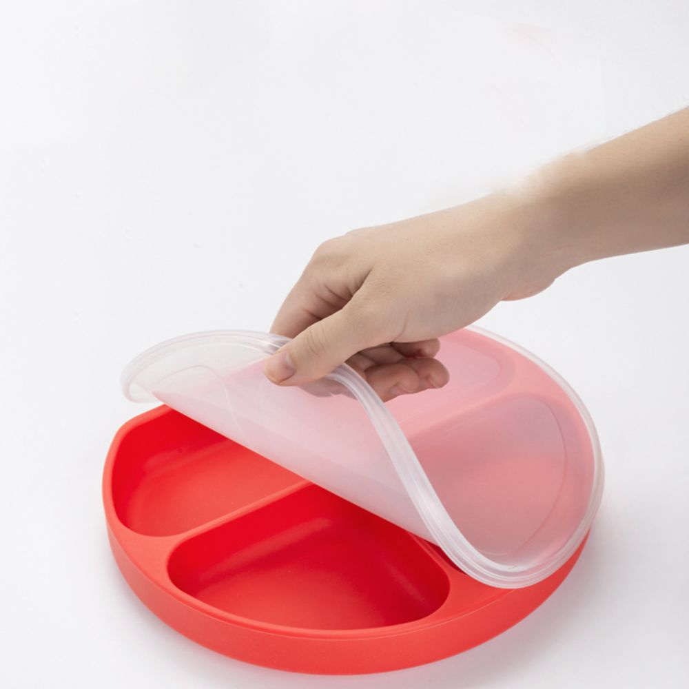 Khay ăn dặm silicon chống rơi, vỡ