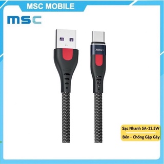 Cáp sạc nhanh type c to usb 5a - remax rc-188a