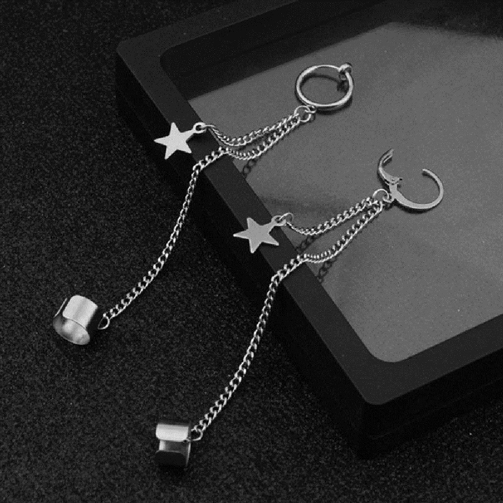 Khuyên tai dây xích KPOP Bangtan Boys