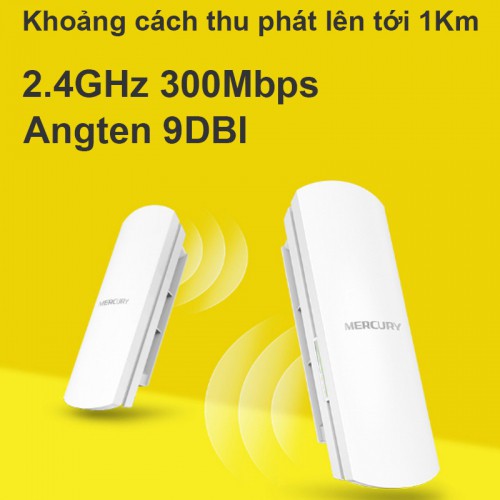 Bộ thu phát không dây cho camera IP MWB201 2.4G