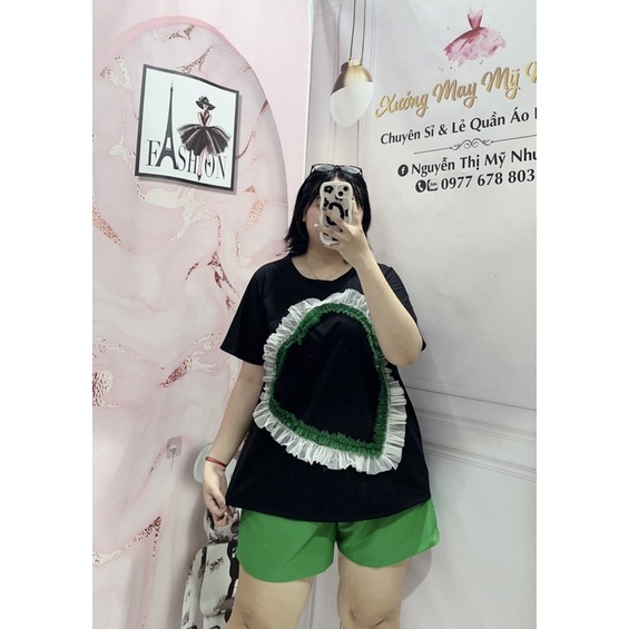 Sét đùi viền Trái Tim Bigsize sang chảnh