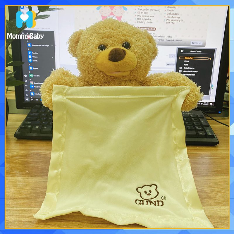 Gấu ú òa nói tiếng anh cho bé đồ chơi cao cấp thông minh an toàn gấu Teddy cute kích thích sự tò mò bé cười thả ga