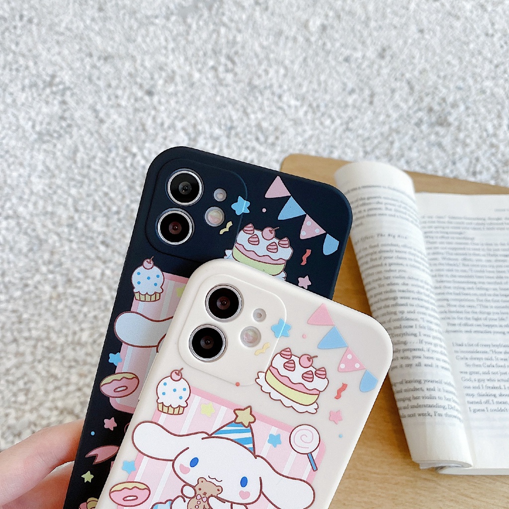 Ốp Điện Thoại Hình Cinnamoroll Cho Iphone 13 / Pro / Pro / MAX / mini / 11 / XR / Chống Sốc / XS / MAX / ins / 7 / 8P / 6S / SE