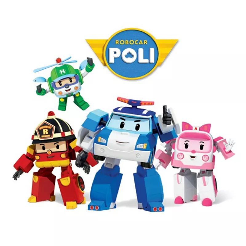 Đồ chơi 4 xe  Robocar poli và những người bạn. Kidstoys tv đồ chơi phát huy khả năng sáng tạo