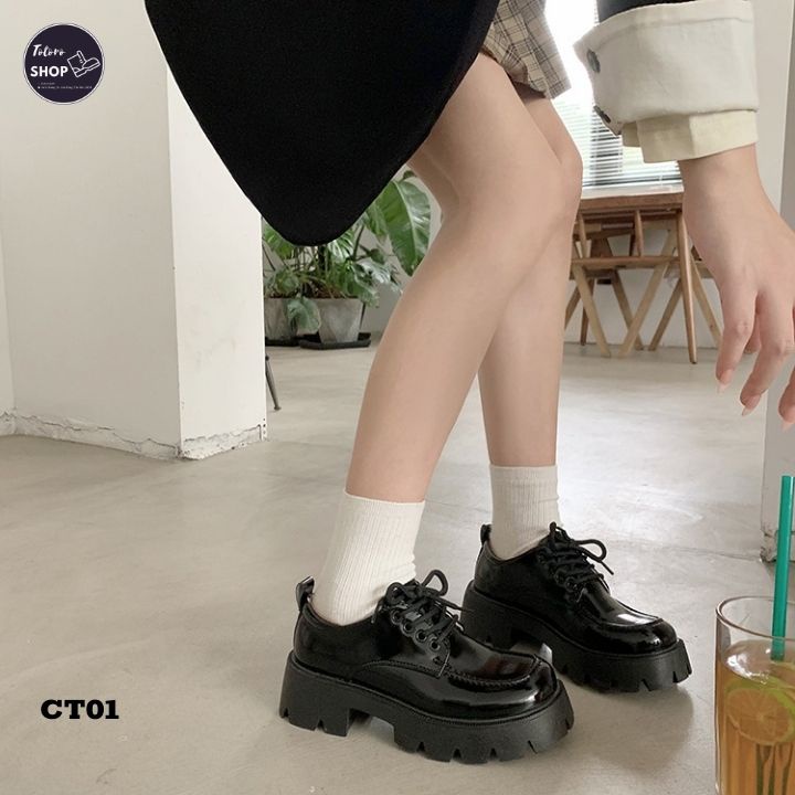 [Hàng Sẵn] [Ảnh Thật] [Freeship] Giày Lolita Búp Bê Oxford Nữ Cá Tính - CT01