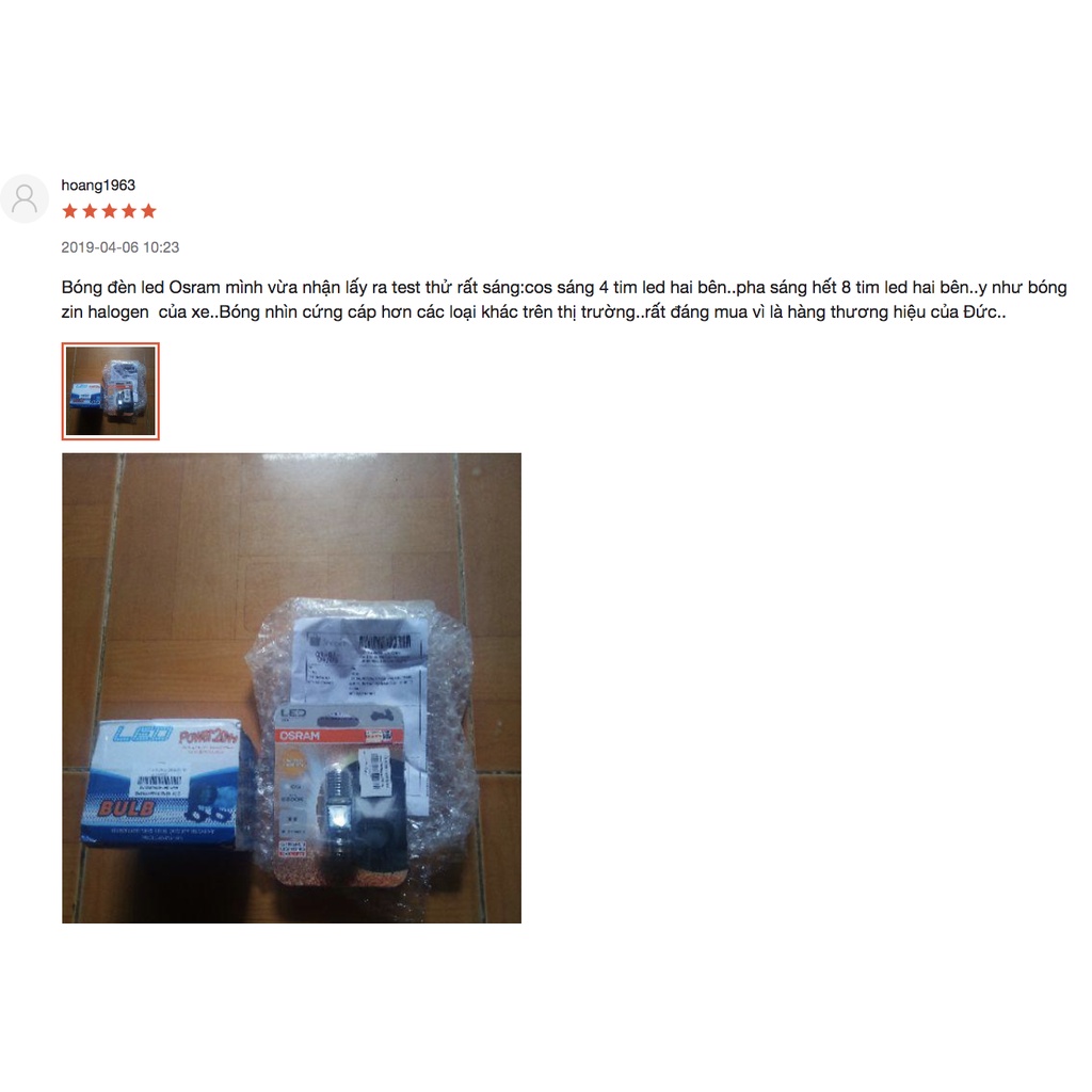 Đèn pha led M5 OSRAM 12V thanh khang