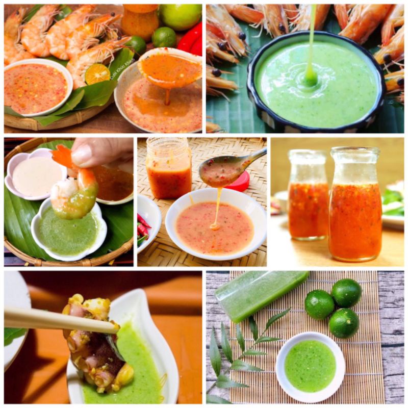Sốt ớt sữa Đỏ/Xanh