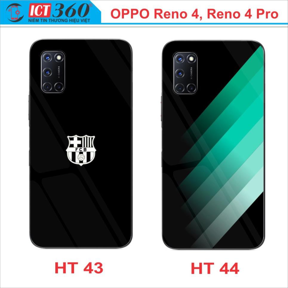 Ốp Lưng Kính OPPO Reno 4 ,Reno 4 Pro- in Theo Yêu Cầu
