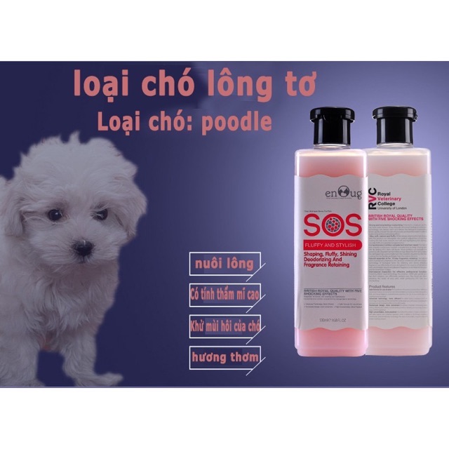 [ CHÍNH HÃNG KỲ NAM]Sữa Tắm SOS 530ml cho Thú Cưng Chó Mèo🐶🐱