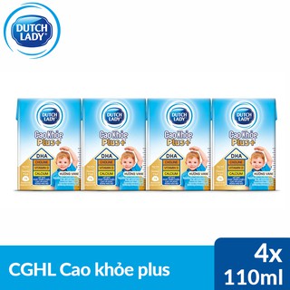 [FREESHIP 99K TOÀN QUỐC Combo 4 hộp sữa CGHL Cao khỏe plus 110ml