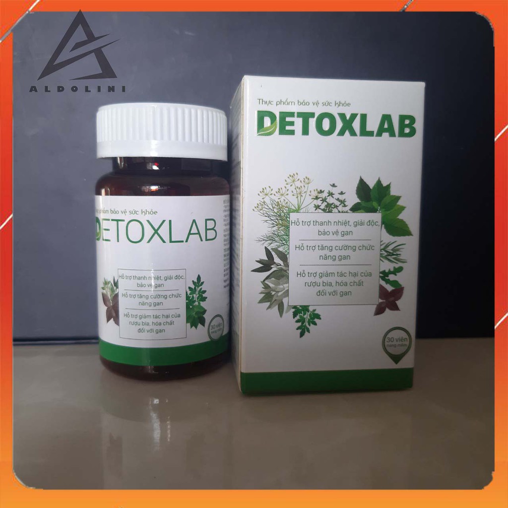VIÊN UỐNG DETOXLAB - Hỗ Trợ Mát Gan Giải Độc Thanh Lọc Ký Sinh Trùng Nâng Cao Đề Kháng - Chính Hãng Hộp 30 Viên | BigBuy360 - bigbuy360.vn