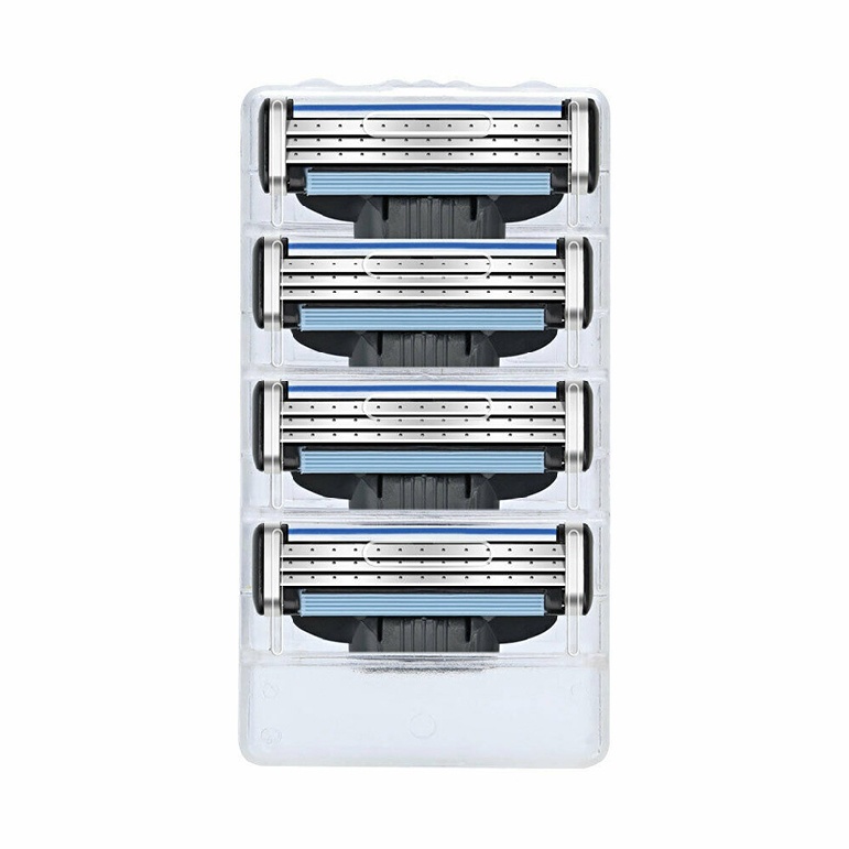 4/8/16/24 Lưỡi dao cạo râu thay thế bằng thép không gỉ Gillette MACH 3