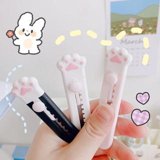 Dao dọc giấy mini hình đám mây, chân mèo dễ thương