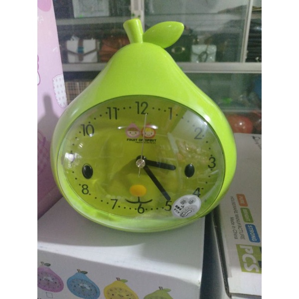 Đồng hồ báo thức - Đồng hồ để bàn hình Quả Bơ nhiều màu siêu xinh, kiểu dáng nhỏ gọn