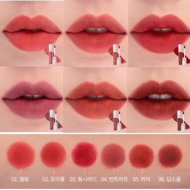 Son kem lì Romand Zero Velvet Tint Full màu Hàn Quốc | WebRaoVat - webraovat.net.vn