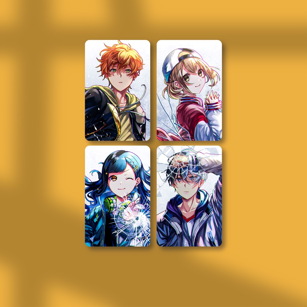 [ PHOTOCARD ] Thẻ Card Bo Góc Anime Project Sekai Colorful Stage! Vivid Bad Squad - Giấy Bìa Cứng - Có Màng Cán
