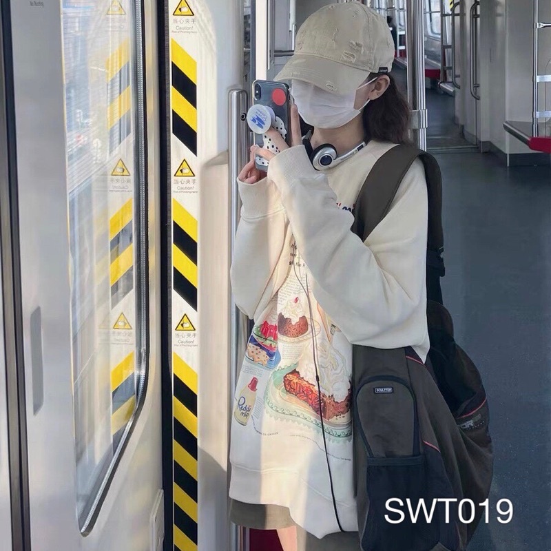 Áo Sweater HURRAH Ulzzang Unisex VN CLO - SWT019_PET