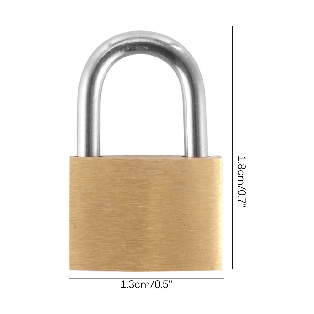 Ổ khóa hành lý mini 20mm bằng đồng lock