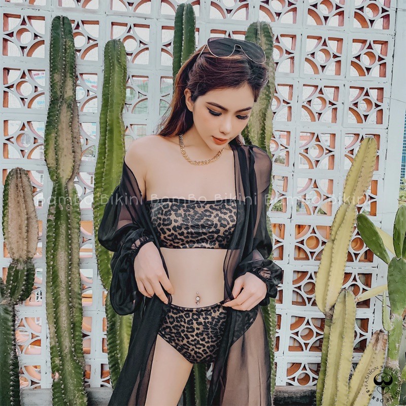 [Mã FAXANH245 giảm 10K đơn 50K] BIKINI THỜI TRANG CÚP NGỰC DA BEO TAM GIÁC 2 MẢNH (BAMBO BIKINI) | BigBuy360 - bigbuy360.vn