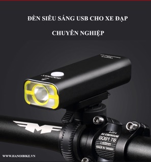 Đèn pin cho xe đạp gaciron siêu sáng