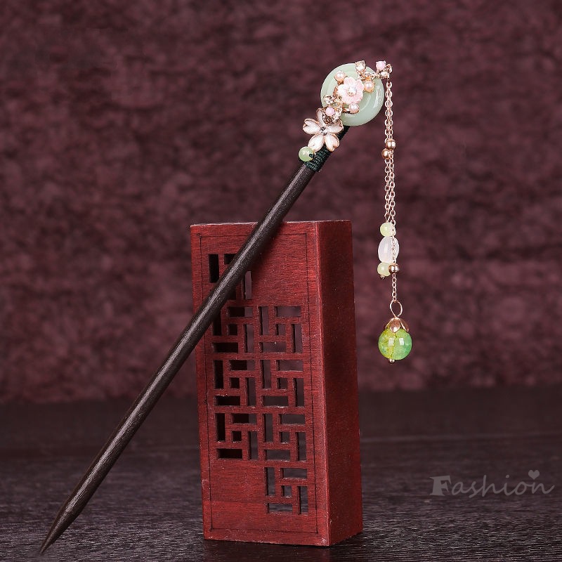 Trâm Cài Tóc Phối Tua Rua Phong Cách Vintage Thời Trang Cho Nữ