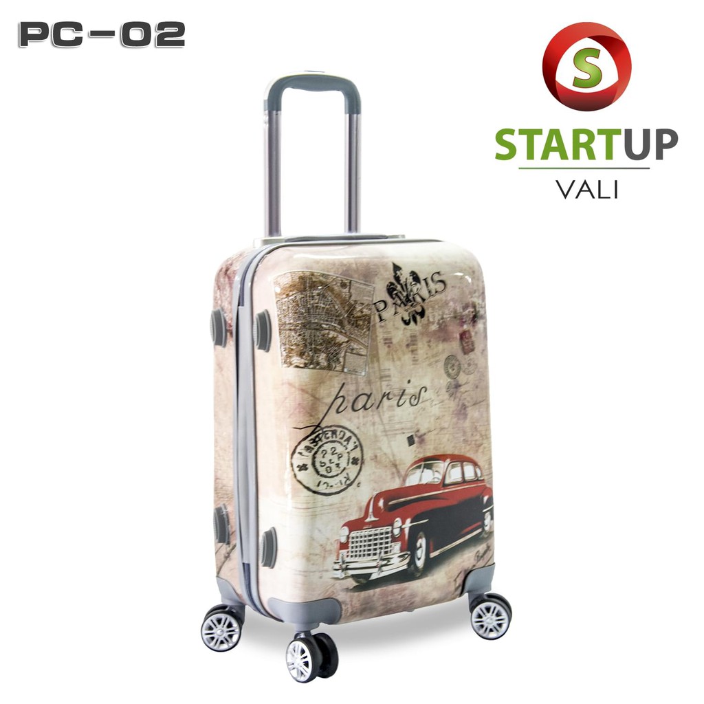 Vali kéo in hình họa tiết pc 02