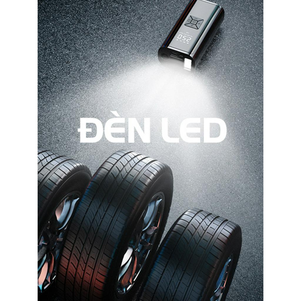 Bơm xe ô tô,xe máy, xe đạp LANITA LT01 công suất 120W kích thước