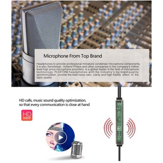 Tai Nghe Âm Trầm Plextone Plextone Có Mic QKZ X36M Màu Bạc