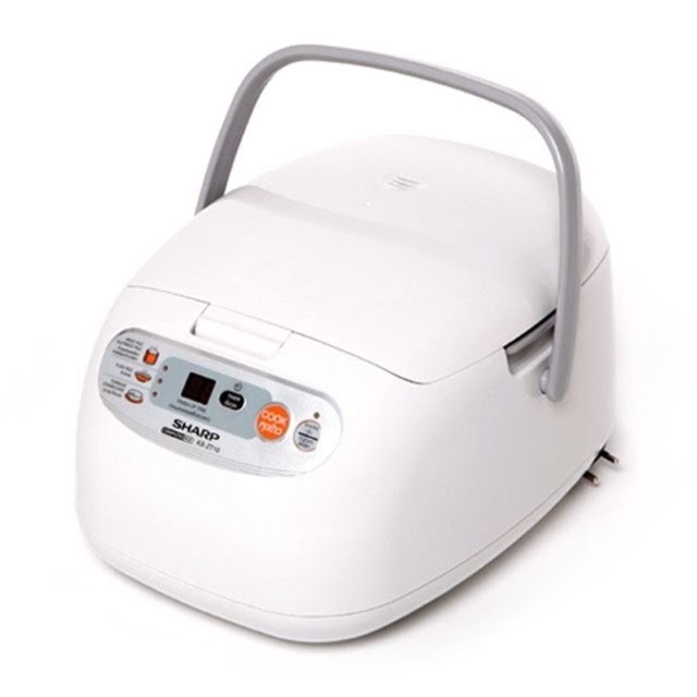 Nồi cơm điện tử Sharp 1.8 Lít KS-ZT18 Thái Lan phù hợp cho gia đình 4-6 người Bảng điều khiển điện tử dễ thao tác
