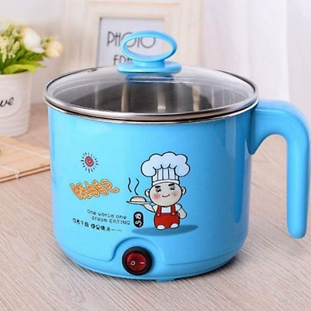 Ca Nấu Mỳ, Nấu Lẫu Mini Loại 1.6l.TẶNG 1 KHĂN LAU BẾP ĐA NĂNG