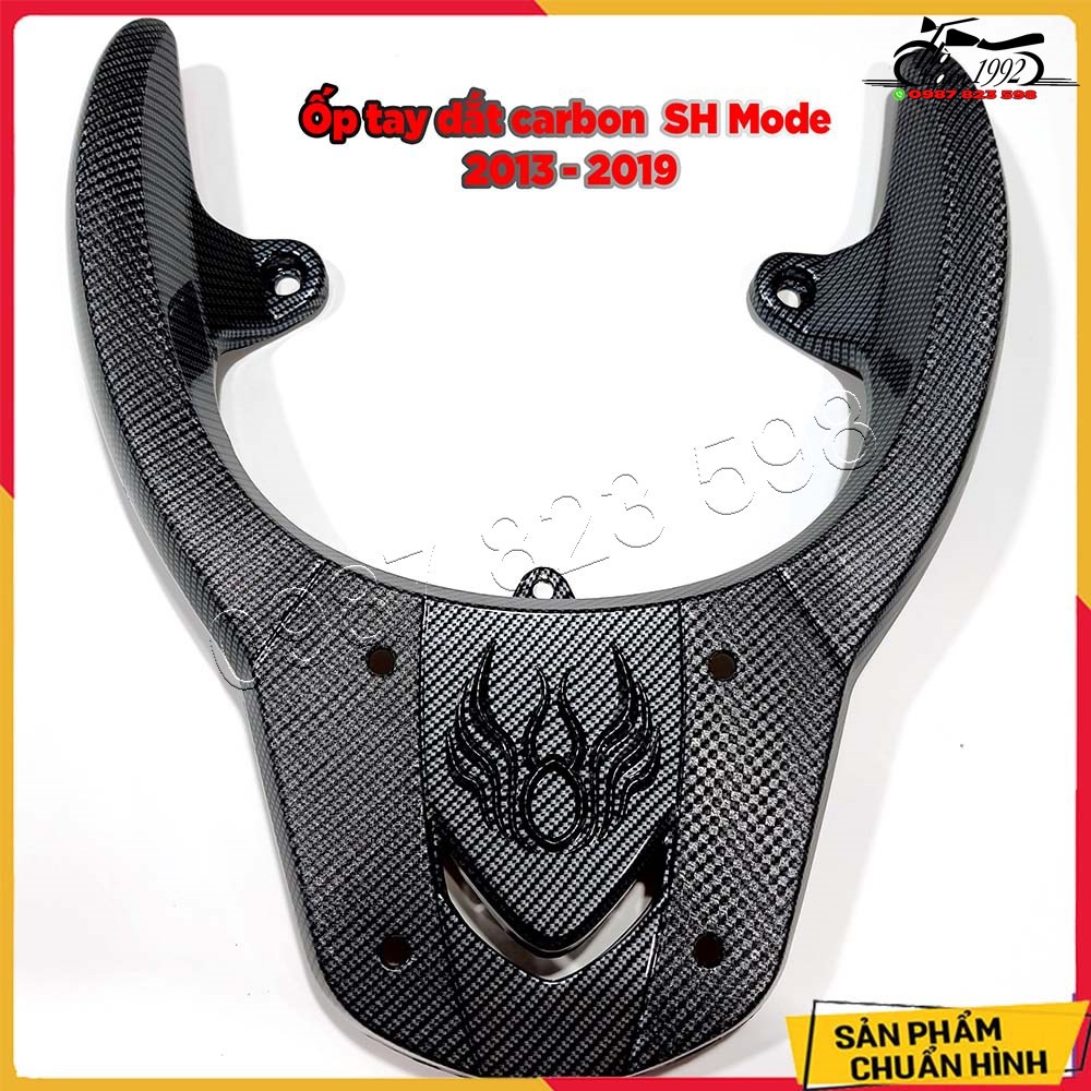 Ốp Tay Xách SH Mode 2013 - 2019 - Hàng Sơn Vân Carbon