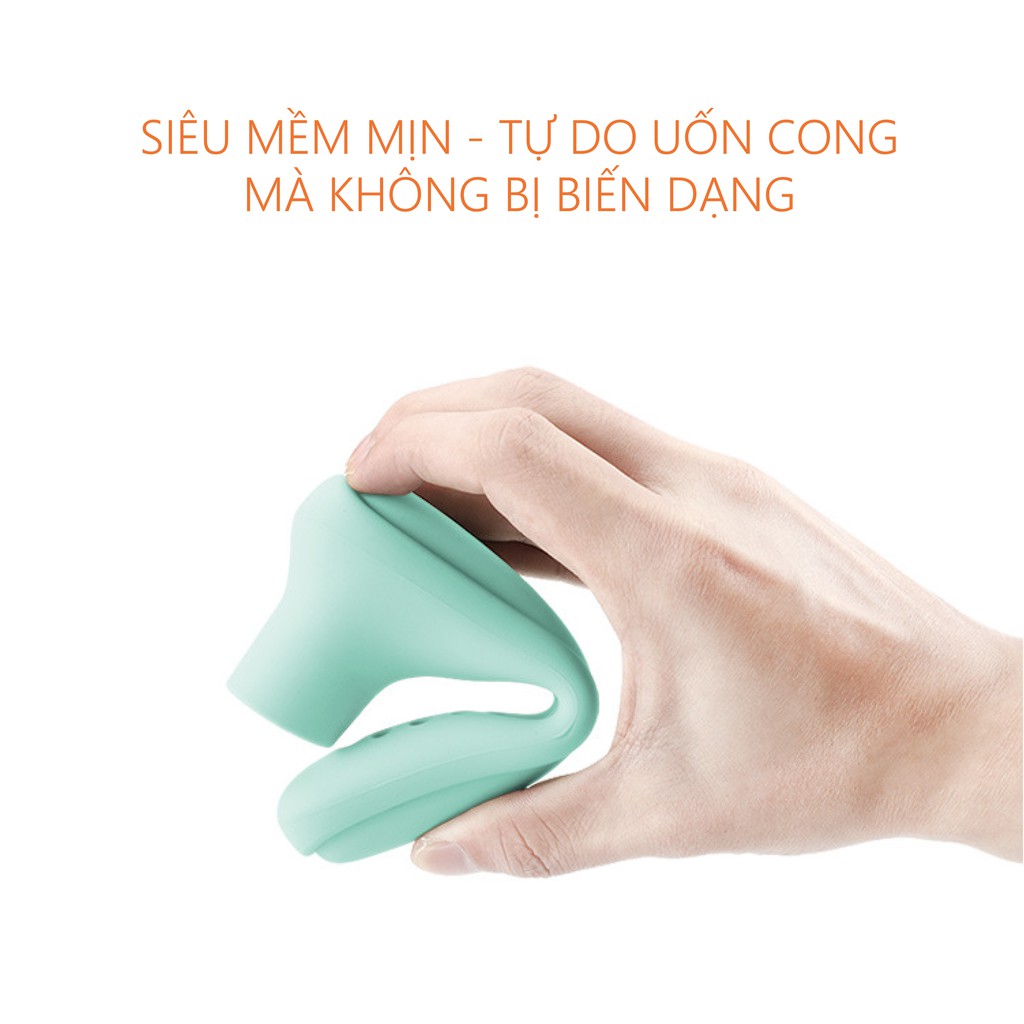 [Set 2 cái – mẫu mới cao cấp] Miếng đệm Silicon gắn tay nắm cửa, chống va chạm