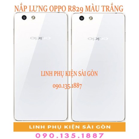 NẮP LƯNG OPPO R829 MÀU TRẮNG