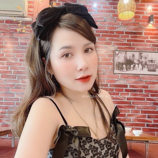 cài tóc nơ nhung