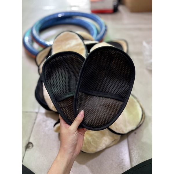 Găng tay rửa xe bằng vải lông cừu siêu mềm 100%