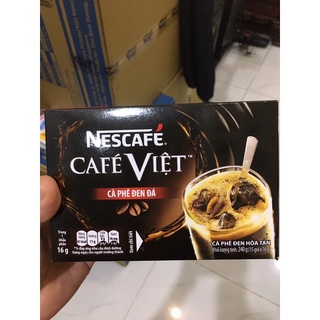 Cà phê hoà tan Nescafe sữa đá; đen đá (Hộp 10 gói 24g)