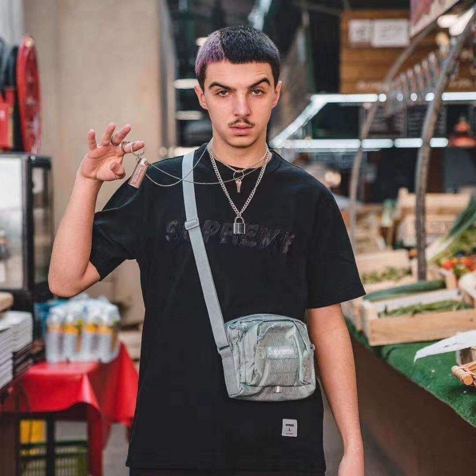 Túi Đeo Hông In logo 19ss46 Thời Trang Đường Phố Cho Nam Và Nữ