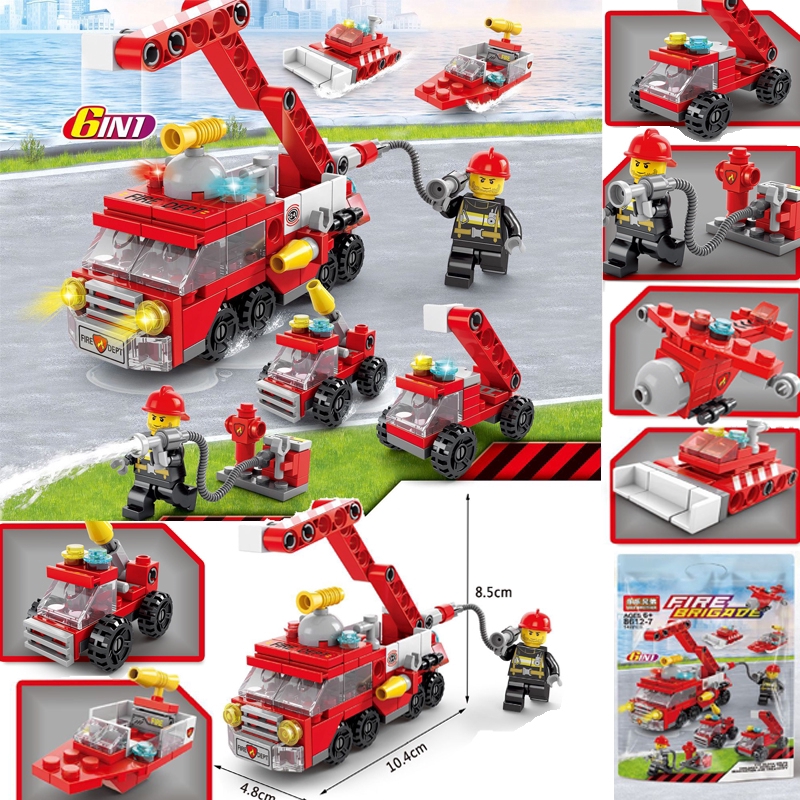 Educational Building Blocks-leqiazhixing-09-Children-Building Toys-Urban Engineering Series-1pcs