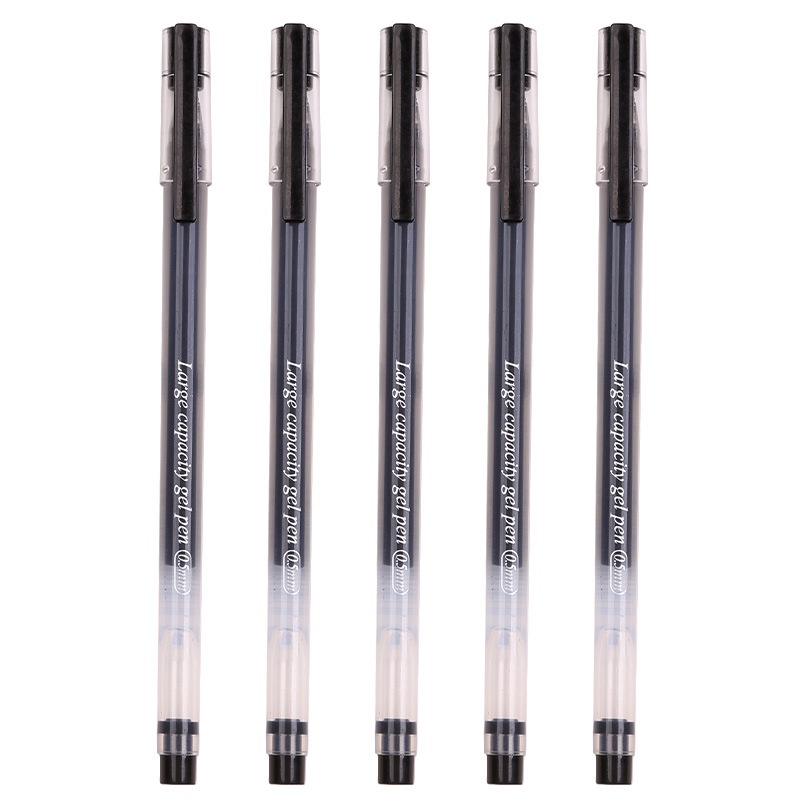Bút Gel nước ngòi nhỏ 0.5mm mực đen M&G luyện viết chữ Hán Nhật Hàn, tập viết tiếng Trung viết cực thích - 5571
